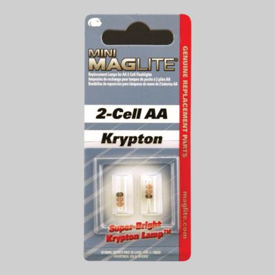 Mini MagLite Lm2a001 Replacement Bulbs for 2 Cell AA Krypton for sale online